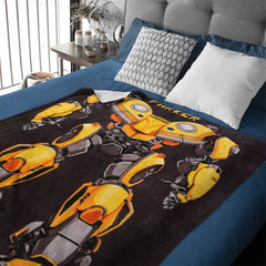 Custom Robot Blanket - Personalized Transformer Style Throw - Gift for Kids Boys Girls - OLESA