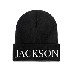 Custom Warm Embroidered Wool Hat - Personalized Name, Multiple Colors Available - Warm Gift For Family, Friends And Kids! - OLESA