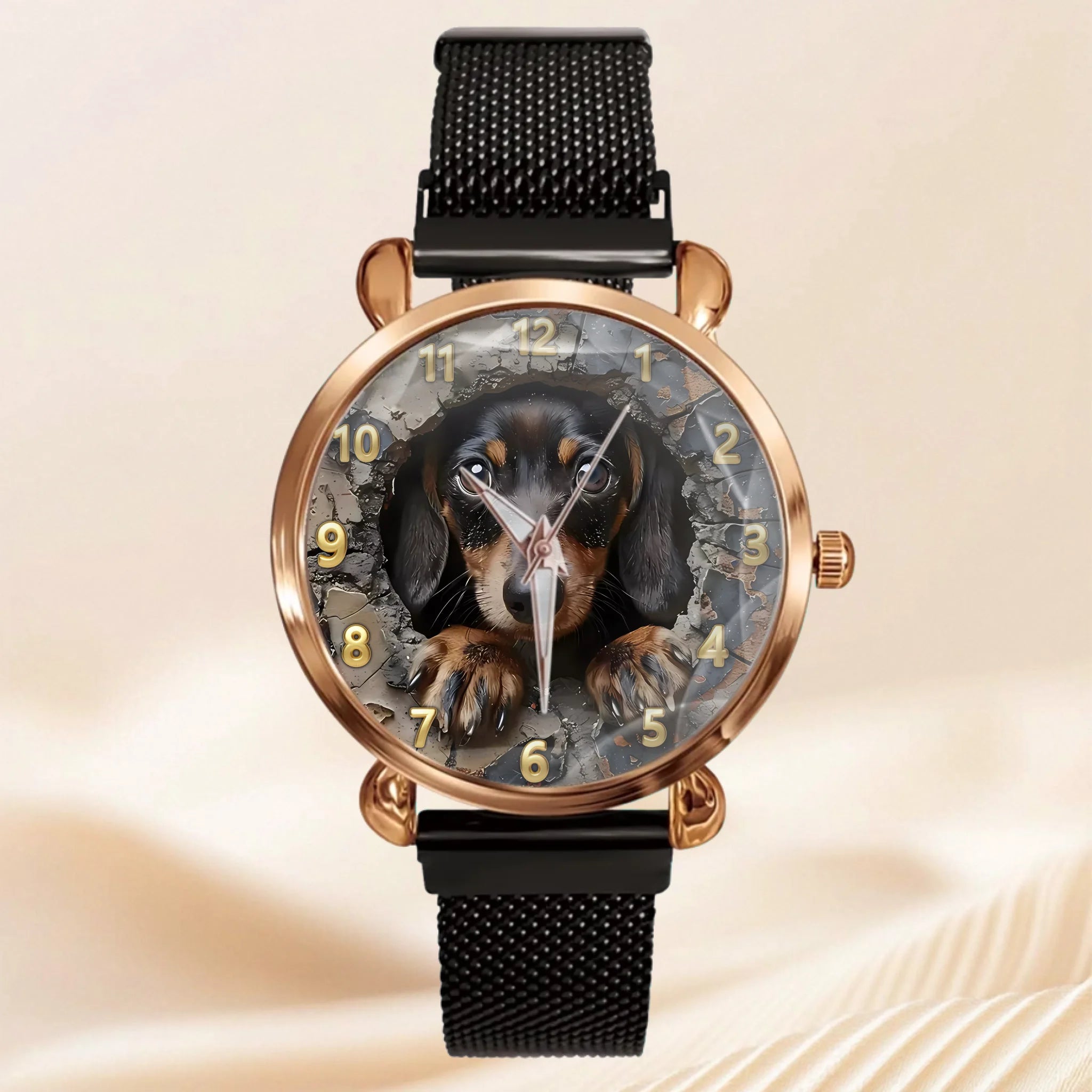 Customised Dog Watch - Dog - themed Watch with Personalised Name and Photo - A Gift For Family,Friend,Dog Lovers,Dog Owners - OLESA