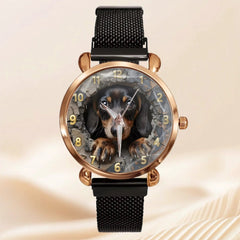 Customised Dog Watch - Dog - themed Watch with Personalised Name and Photo - A Gift For Family,Friend,Dog Lovers,Dog Owners - OLESA