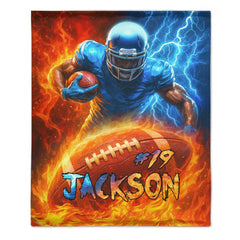 Customizable Athlete Blanket - Personalized Name - Ball Games - OLESA