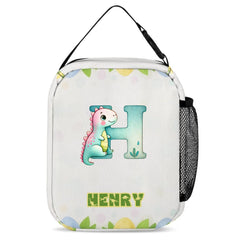 Customized Backpacks for Kids - Cartoon Dinosaur Design with Customized Name and Initials - School Season Gift for Kids - OLESA