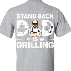 Customized Barbecue - themed Clothing - Personalized Character Images and Name - Unique Gift For Dad - OLESA