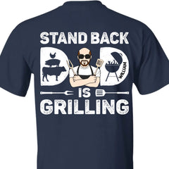 Customized Barbecue - themed Clothing - Personalized Character Images and Name - Unique Gift For Dad - OLESA