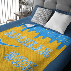 ⚾️Customized Baseball Drip Blanket - Personalized Ice Cream Color - Gift For Baseball Player, Baseball Team - OLESA