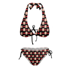 Customized Bikini Sets - Fun Swimsuit Set That can be Personalized with Photo - A Gift For Couples,Girlfriend,Wife - OLESA