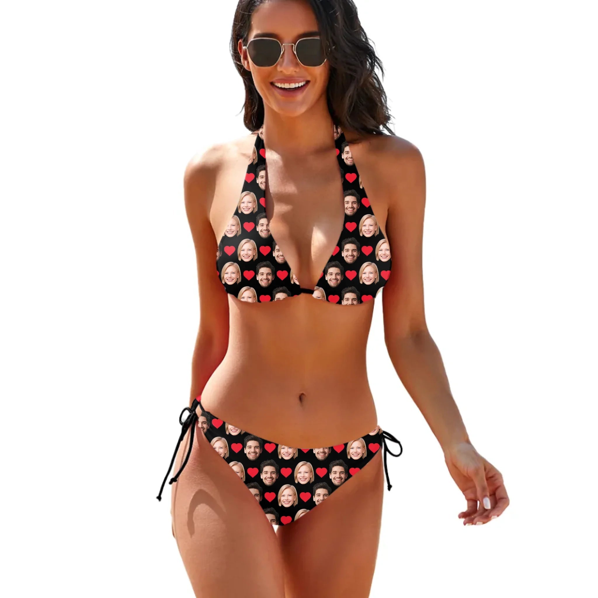 Customized Bikini Sets - Fun Swimsuit Set That can be Personalized with Photo - A Gift For Couples,Girlfriend,Wife - OLESA