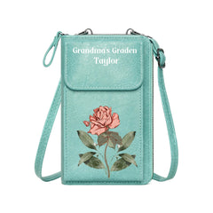 Customized Birthday Flower Wallet - Personalized Women's Clutch Bag - A gift for mom/grandma - OLESA
