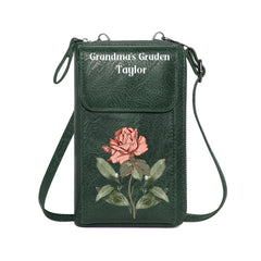 Customized Birthday Flower Wallet - Personalized Women's Clutch Bag - A gift for mom/grandma - OLESA