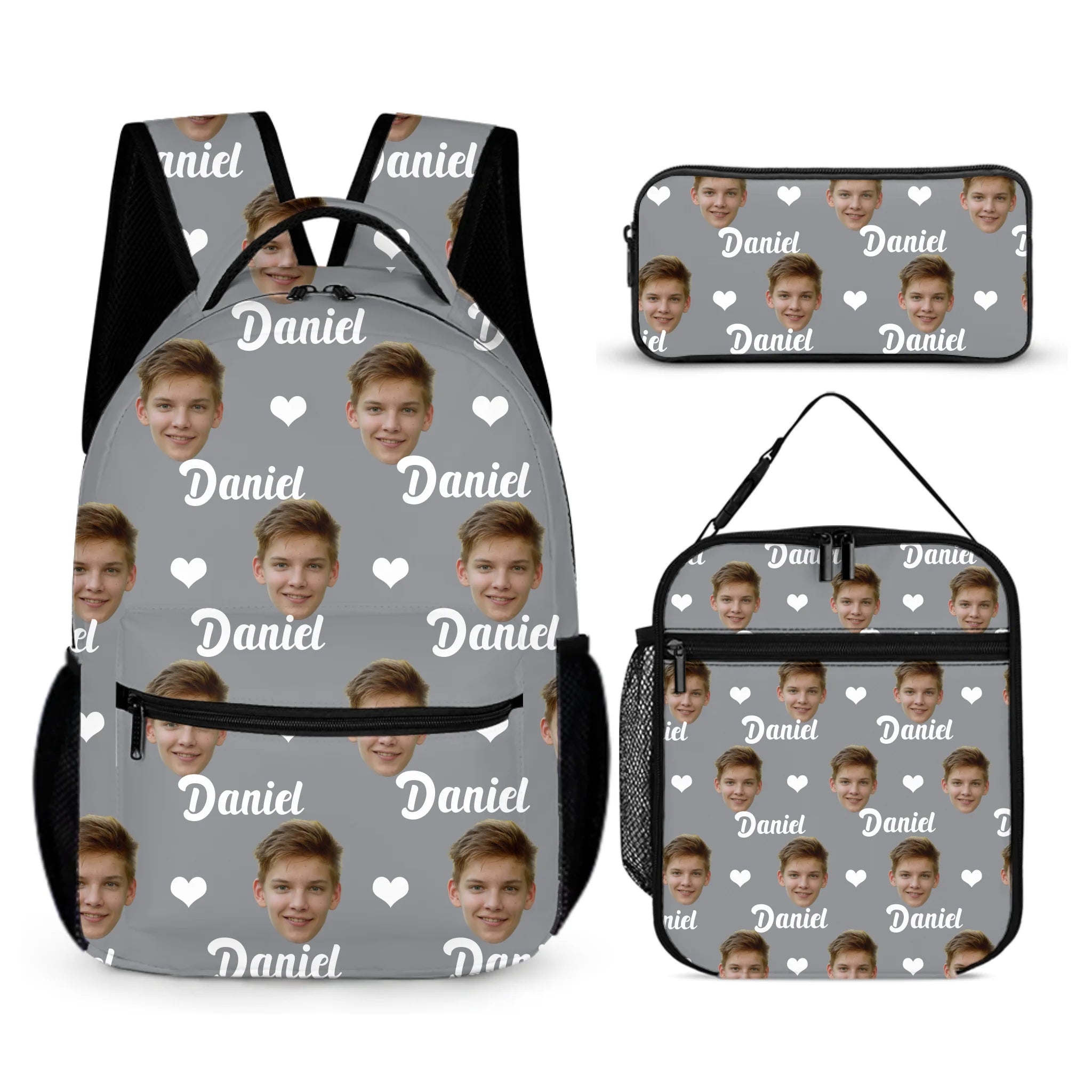 Customized Boys Backpacks Personalized with Face Prints - OLESA