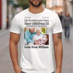 Customized Christmas Apparel - Personalized Nickname and Photo Christmas Memorial Costumes - A Gift For Family,Grandparents,Parents - OLESA
