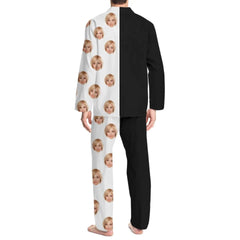 Customized Couple Themed Pajama - Fun Pajama With Personalized Name And Photo - Fun Gifts For Husband,Boyfriend - OLESA