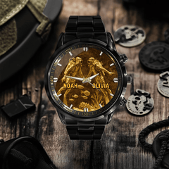 Customized Diving Pattern Watch - Personalized Name - Scuba Diving Lovers Gift - OLESA