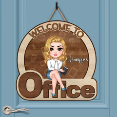 Customized Door Plates for Classrooms/Offices - Personalized Wooden Sign - OLESA