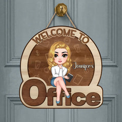 Customized Door Plates for Classrooms/Offices - Personalized Wooden Sign - OLESA