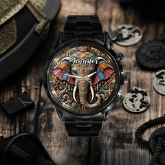 Customized Elephant Watch - Personalized Name - OLESA