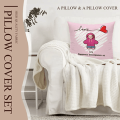 Customized Fun Family Pillowcase - Personalized Love Customized Fun Family Pillowcase with Family Member Photos and Names - A Gift For Family,Parent,Children - OLESA