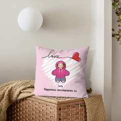 Customized Fun Family Pillowcase - Personalized Love Customized Fun Family Pillowcase with Family Member Photos and Names - A Gift For Family,Parent,Children - OLESA