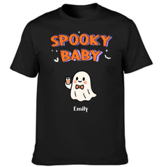 Customized Ghost Baby Halloween Costume - Personalized Quote And Names - Halloween Gifts - OLESA