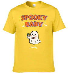 Customized Ghost Baby Halloween Costume - Personalized Quote And Names - Halloween Gifts - OLESA
