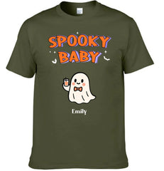 Customized Ghost Baby Halloween Costume - Personalized Quote And Names - Halloween Gifts - OLESA