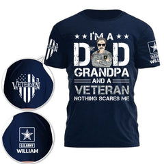 Customized Gifts for Veterans - Personalized Military Personnel Images and Different Military Branches - A Gift for Dad,Grandpa,Veterans - OLESA