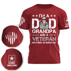 Customized Gifts for Veterans - Personalized Military Personnel Images and Different Military Branches - A Gift for Dad,Grandpa,Veterans - OLESA