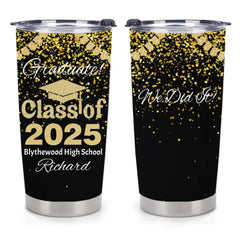 Customized Graduation Gifts - Personalized Name,School Name Graduation Celebration Themed Thermoses - A Gift For Children,Grandchildren,Graduates - OLESA