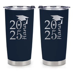 Customized Graduation Season Thermos Cup - Personalized 2025 Graduation Logo Commemorative Thermos Cup - A Commemorative Gift For Family,Friend,BFF,Graduate - OLESA