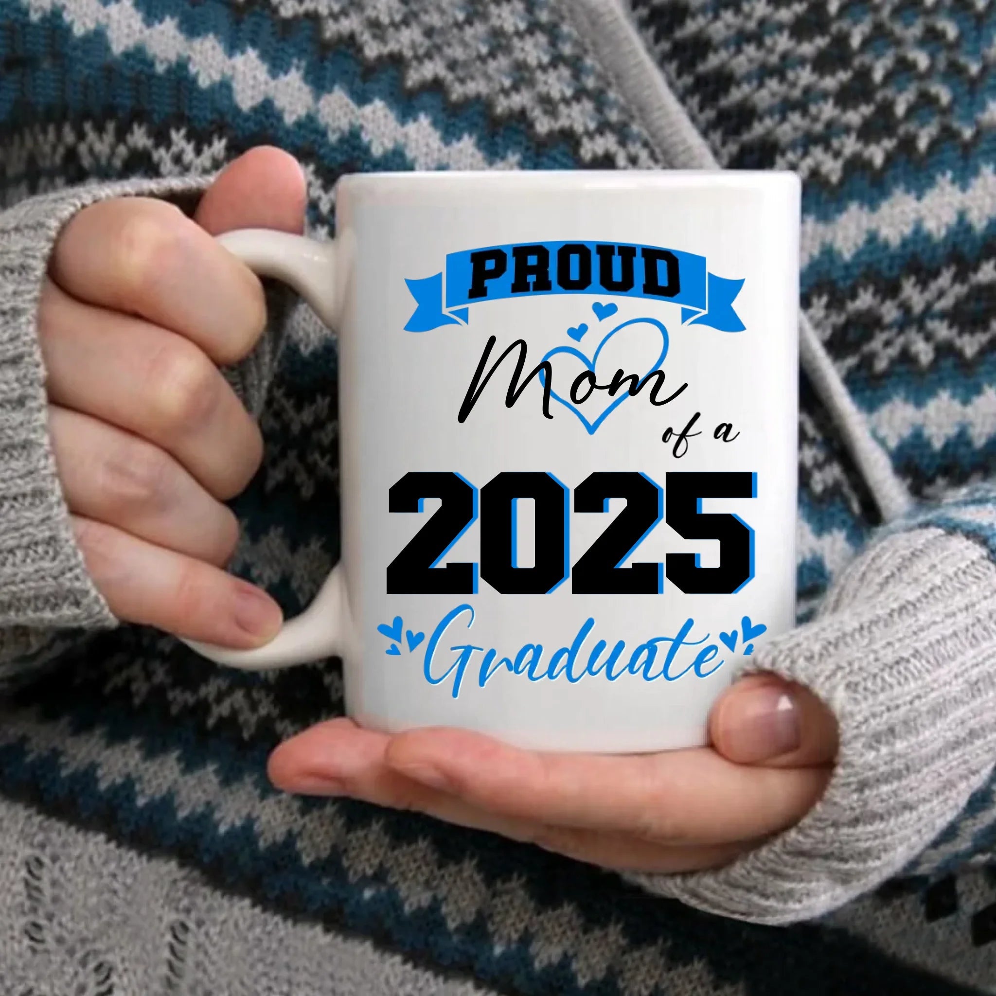 Customized Graduation Themed Mug - Personalized Name and Year Graduation Season Mug - A Gift For Family,Graduate Parents - OLESA