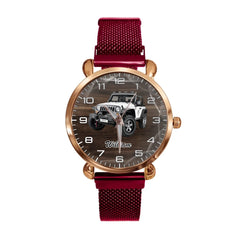 Customized Jeep - themed Watch - Personalized Photo Jeep Watche - A Gift For Friend,Family,Jeep Lover - OLESA