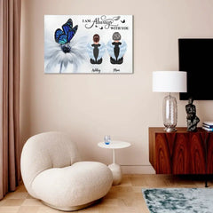 Customized Memorial Decorative Painting Gift - Personalized Character Image And Name Unframed Canvas Painting - Memorial Gifts For Loved Ones,Family,Friends,Yourself - OLESA