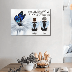 Customized Memorial Decorative Painting Gift - Personalized Character Image And Name Unframed Canvas Painting - Memorial Gifts For Loved Ones,Family,Friends,Yourself - OLESA