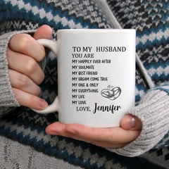 Customized Mugs to Express Love - Personalized Nickname and Name Love Letter Mug - A Gift For Girlfriend,Boyfriend,Wife,Husband - OLESA