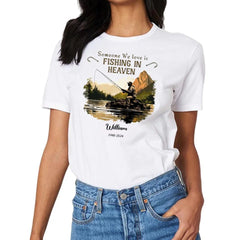 Customized Paradise Fishing Memorial Apparel - Personalized Name And Year Commemorative Clothing - In Loving Memory Christmas Gift For Family,Friend,Your Self - OLESA