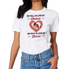 Customized Photo “We Choose to Love Each Other” Valentine's Day Shirt - Gift for a Loved One - OLESA