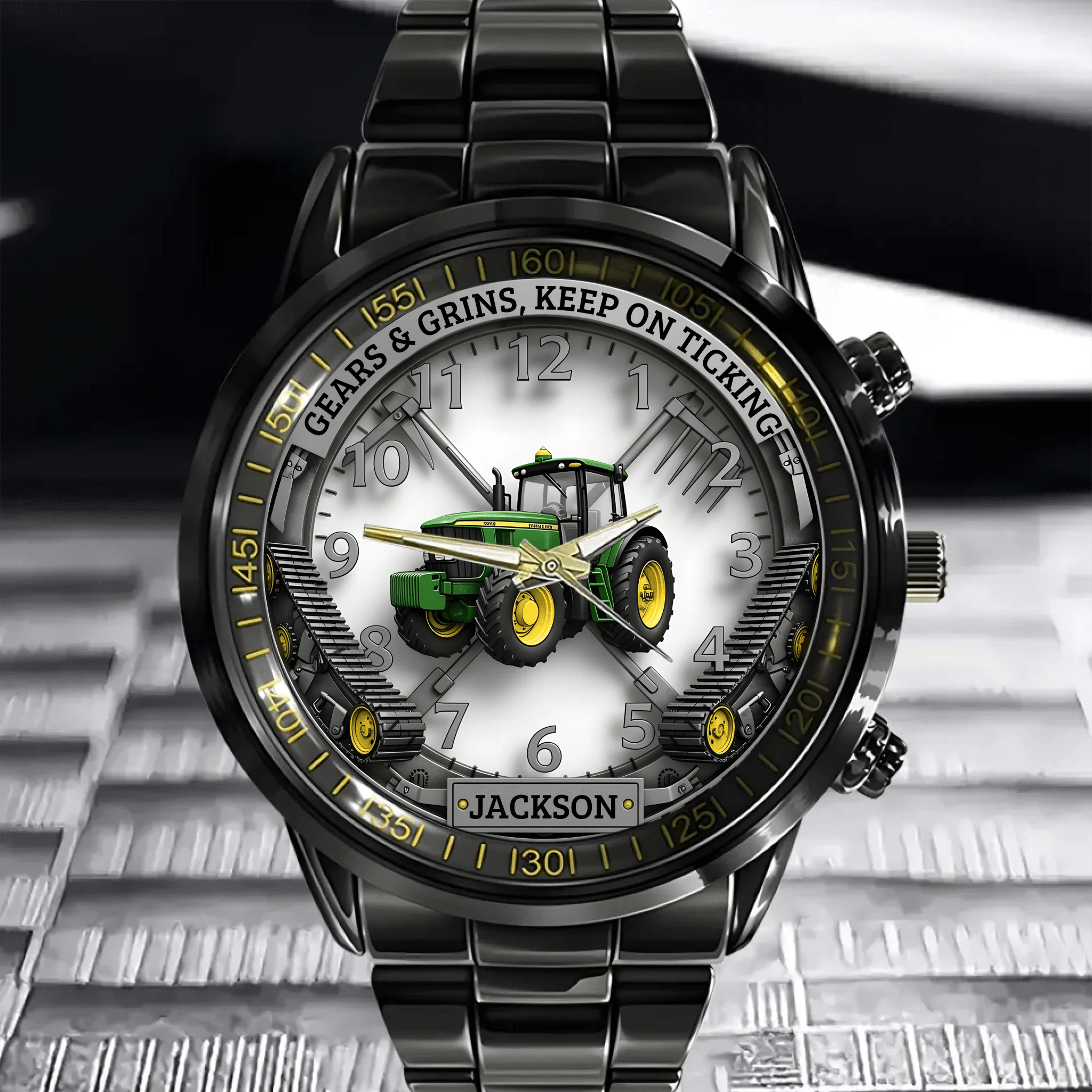 Customized Tractor Watch - Personalized Name - Gifts For Tractor Lovers - OLESA
