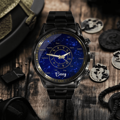 Customized Watches With The Names Of The 12 Zodiac Signs - A Gift For Zodiac Enthusiasts - OLESA