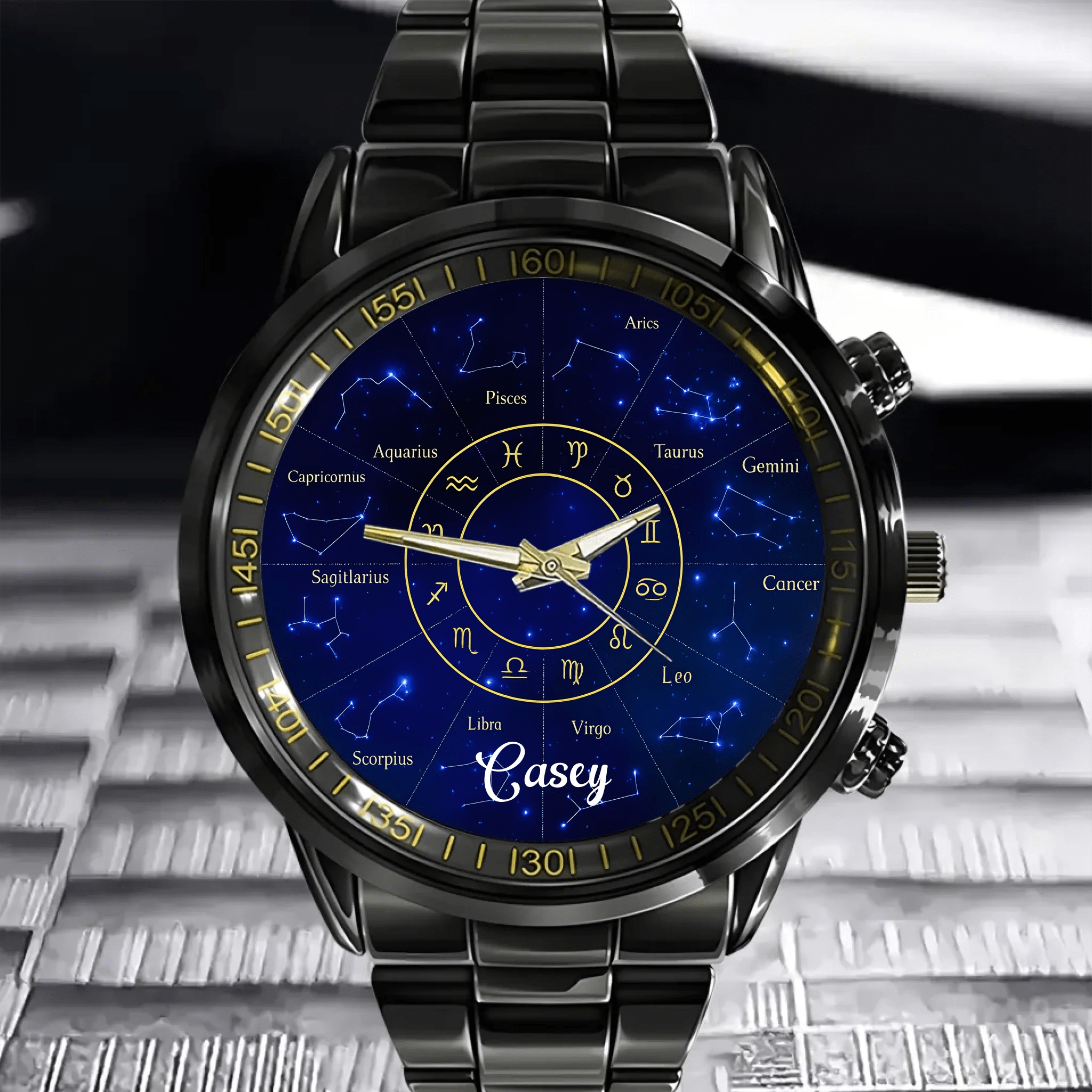 Customized Watches With The Names Of The 12 Zodiac Signs - A Gift For Zodiac Enthusiasts - OLESA