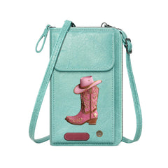 Customized Western Spirit Wallet - Personalized Cowgirl Clutch Bag - Gifts For Girls - OLESA