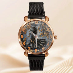 Customized Witch Watch - Personalized Name - Halloween Gifts - OLESA