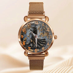 Customized Witch Watch - Personalized Name - Halloween Gifts - OLESA