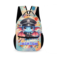 Cute Baby Dragons Customized Backpack - Personalized Name - Start The School Season - OLESA