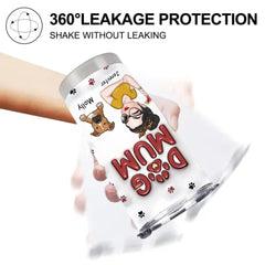 Cute Dog Mom - Personalized Custom 3D Inflatable Thermal Mug - Pet Lover Gifts - OLESA