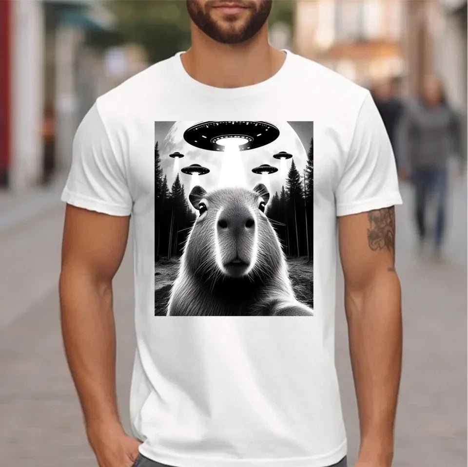Cute Water Dolphin and UFO Selfie Pattern Clothing - A Gift For Friend,Family,Colleagues,Fellow Student,Roommates - OLESA