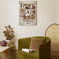 Dad Photo Collage Photo, Personalized Gifts For Dad, Best Father’s Day Gifts - OLESA