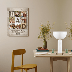 Dad Photo Collage Photo, Personalized Gifts For Dad, Best Father’s Day Gifts - OLESA