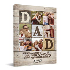 Dad Photo Collage Photo, Personalized Gifts For Dad, Best Father’s Day Gifts - OLESA