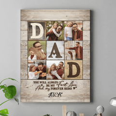 Dad Photo Collage Photo, Personalized Gifts For Dad, Best Father’s Day Gifts - OLESA