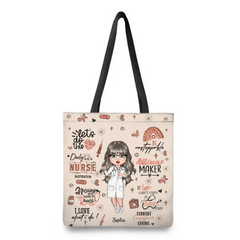 Daily Dose Of Nurse - Personalized Custom Tote Bag - Nurse's Day, Appreciation Gift For Nurse - OLESA